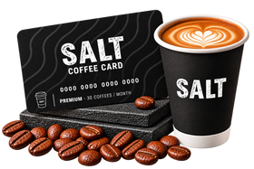 30 COFFEES / month coffees card